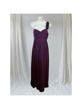 Alfred Angelo Grape One-Shoulder Formal Dress - NWT 8
